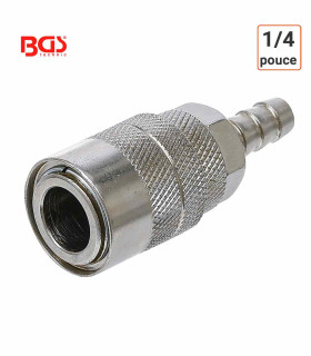 Raccord Rapide métal 1/4 -tuyau