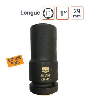 Douille à chocs en 1 Pouce 29 mm à Bords Fins