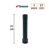 Douille à chocs Extra Longue 1 Pouce 27 mm
