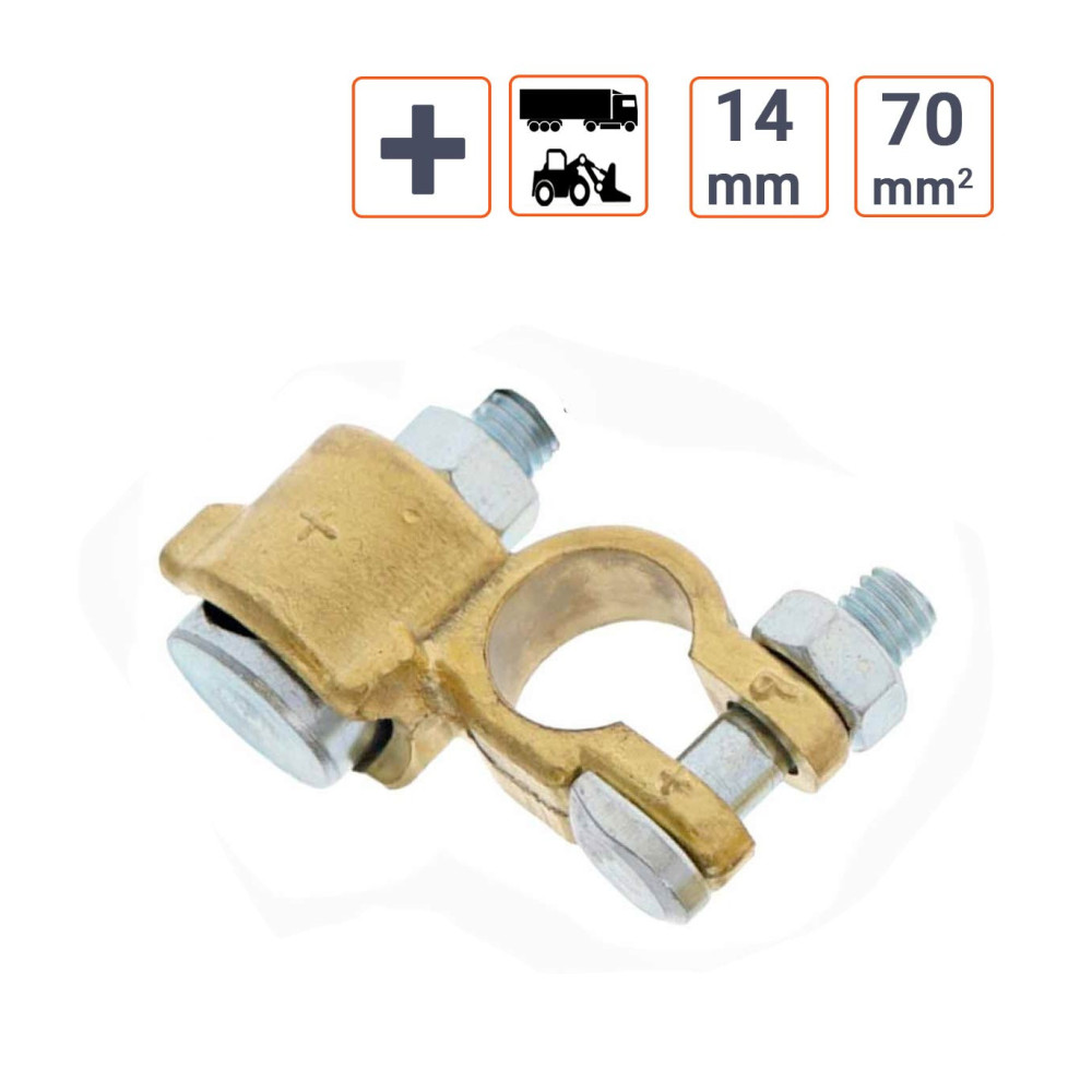 Cosse collier de batterie PL Travaux Publics Positif 14mm 70mm²