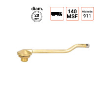Valve Poids lourds type Michelin 911 ou 140MFS - ETRTO V3.19.1