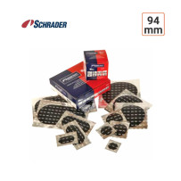 Rustines de réparation chambre à air en 94 mm Schrader par 10 ex.