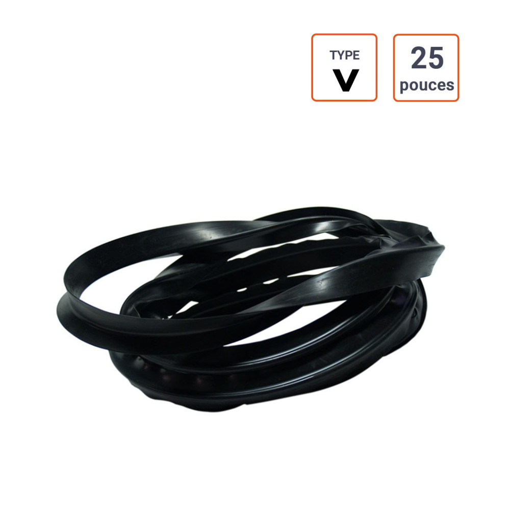 Joint angulaire 25 pouces type V