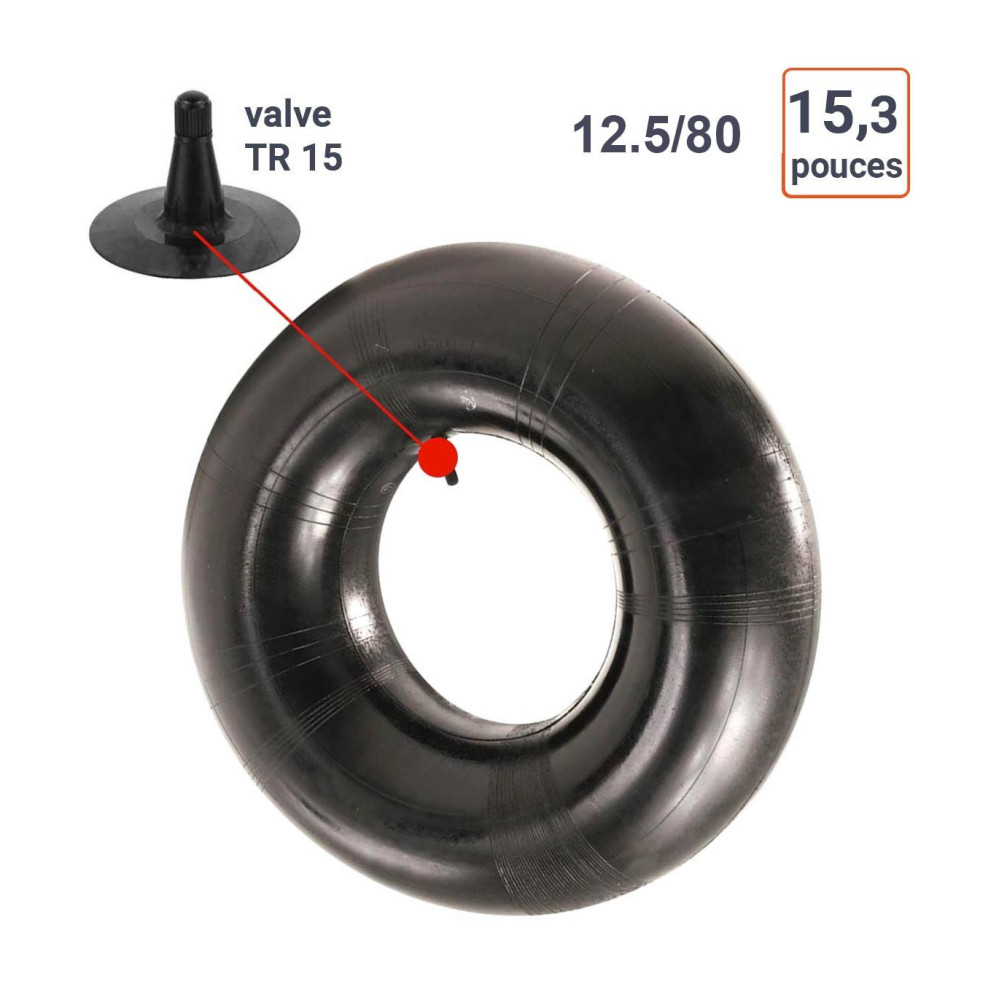 Chambre à Air 12.5/80-15.3 valve TR15