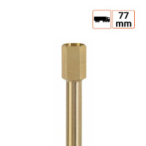 Rallonge de valve en laiton 77mm par 10 ex.