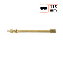 Rallonge de valve en laiton 115mm