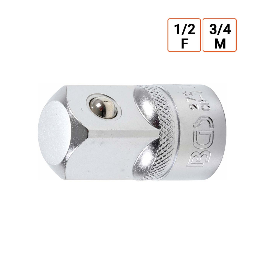 Adaptateur de clé à douille (1/2") - (3/4")