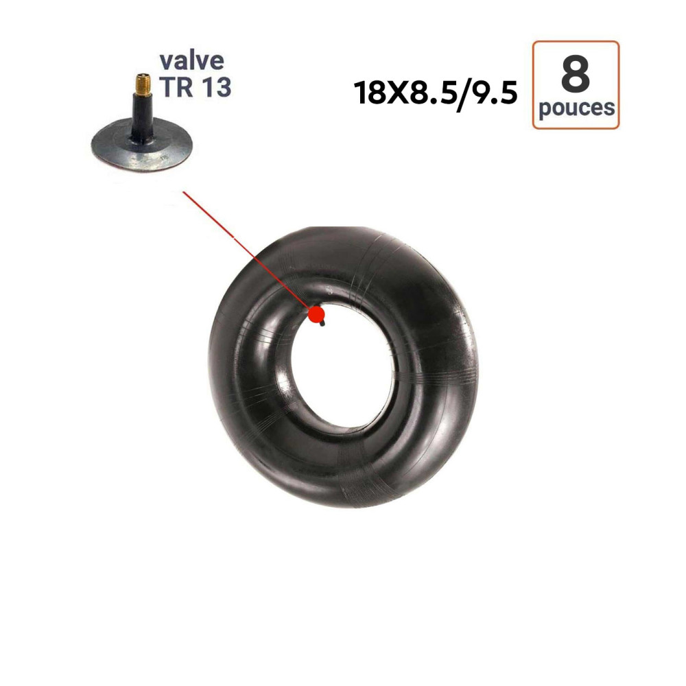 Chambre à Air 18X8.5/9.5-8 valve TR13