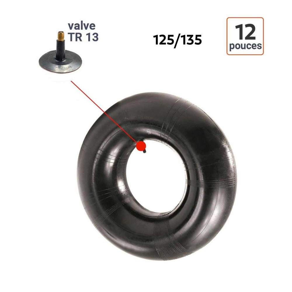 Chambre à Air 125/135-12 valve TR 13