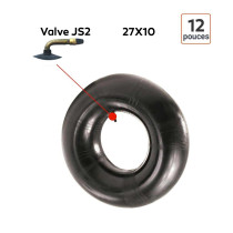 Chambre à Air 27X10-12 valve JS2
