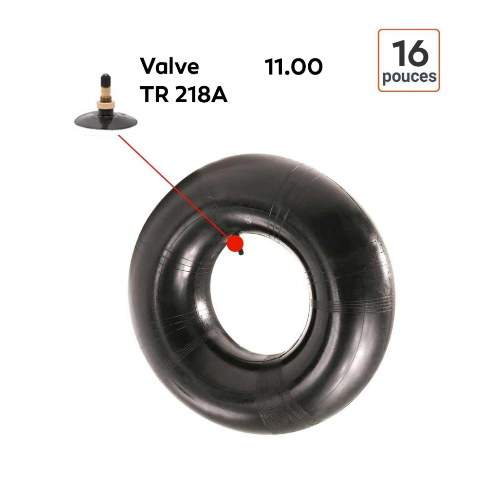 Chambre à Air 11.00-16 valve TR 218A