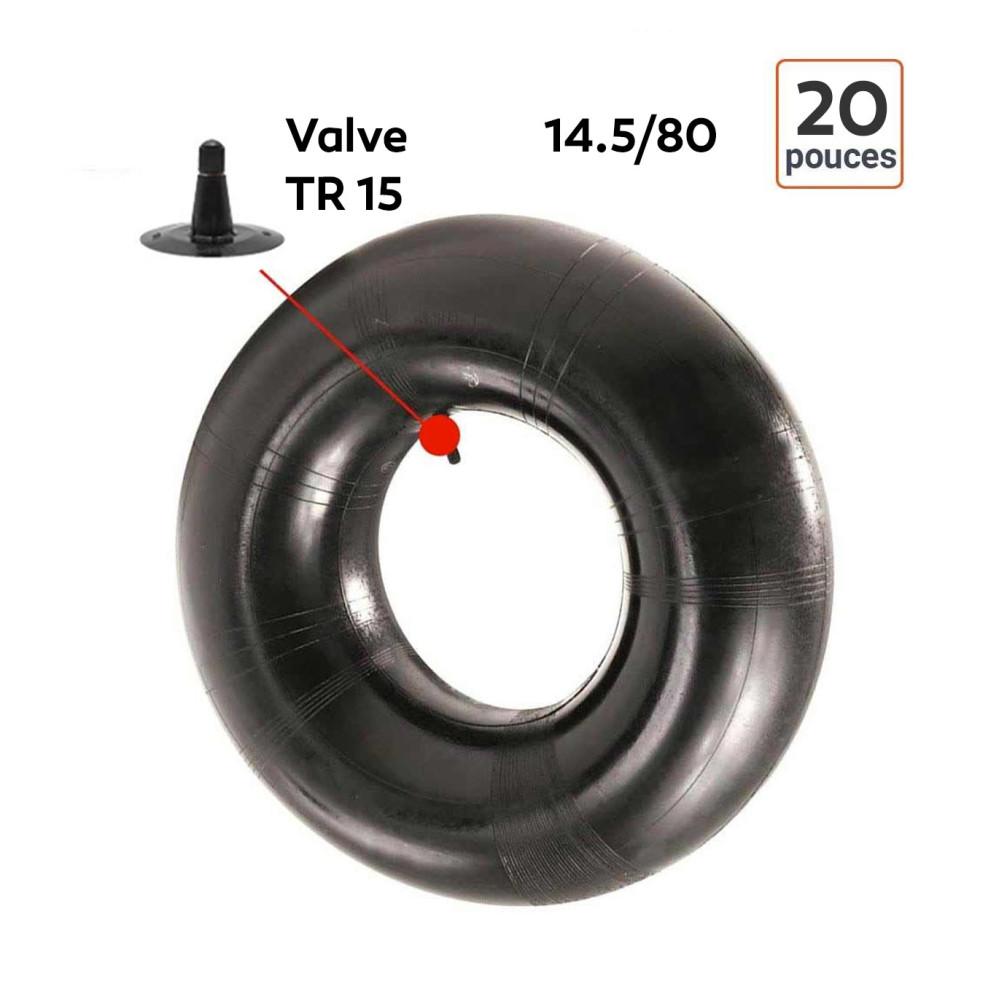 Chambre à Air 14.5/80-20 valve TR 15
