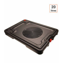Bac de collecte d'huile usagée extra plat 20 litres