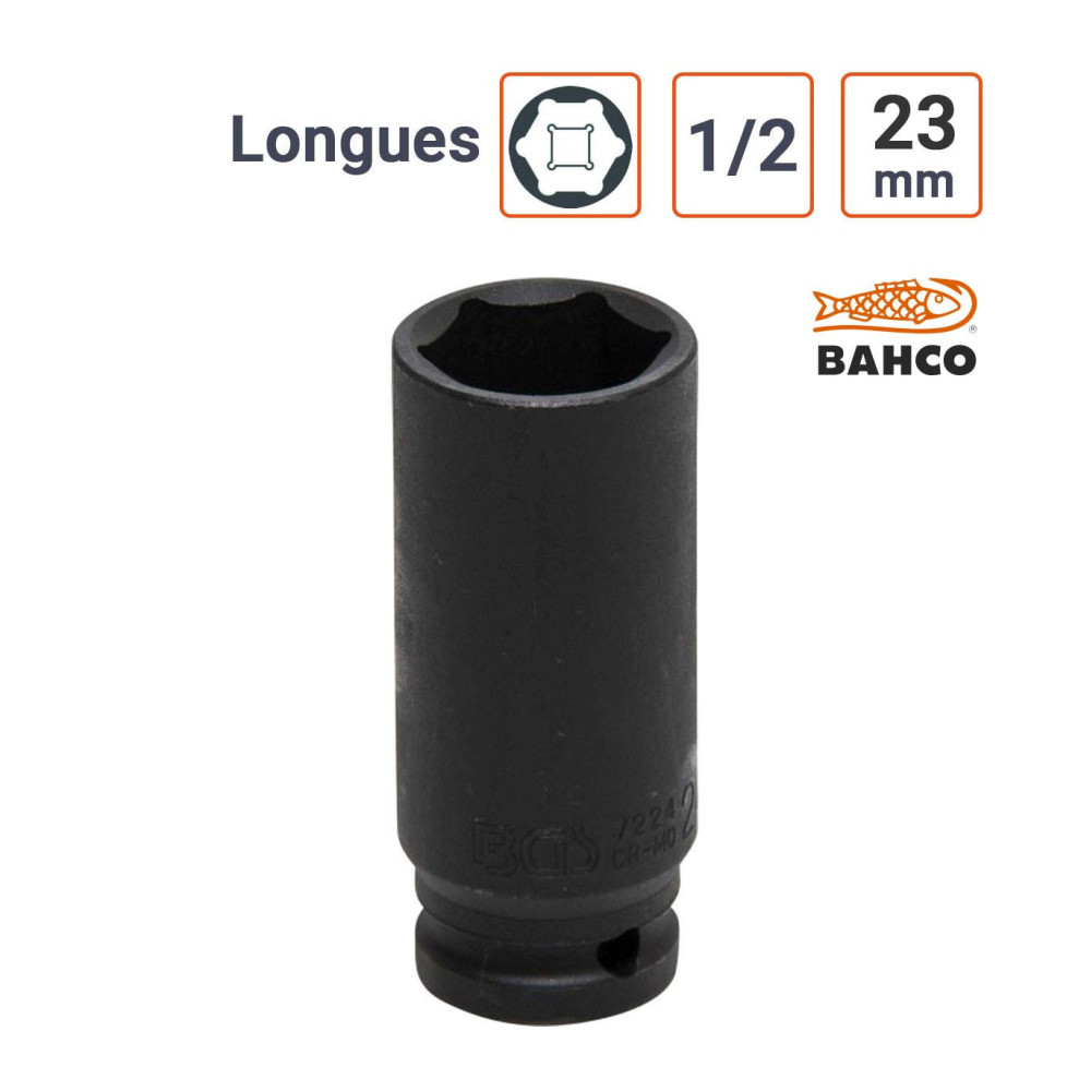Douille à chocs 1/2 Longue de 23 mm BAHCO