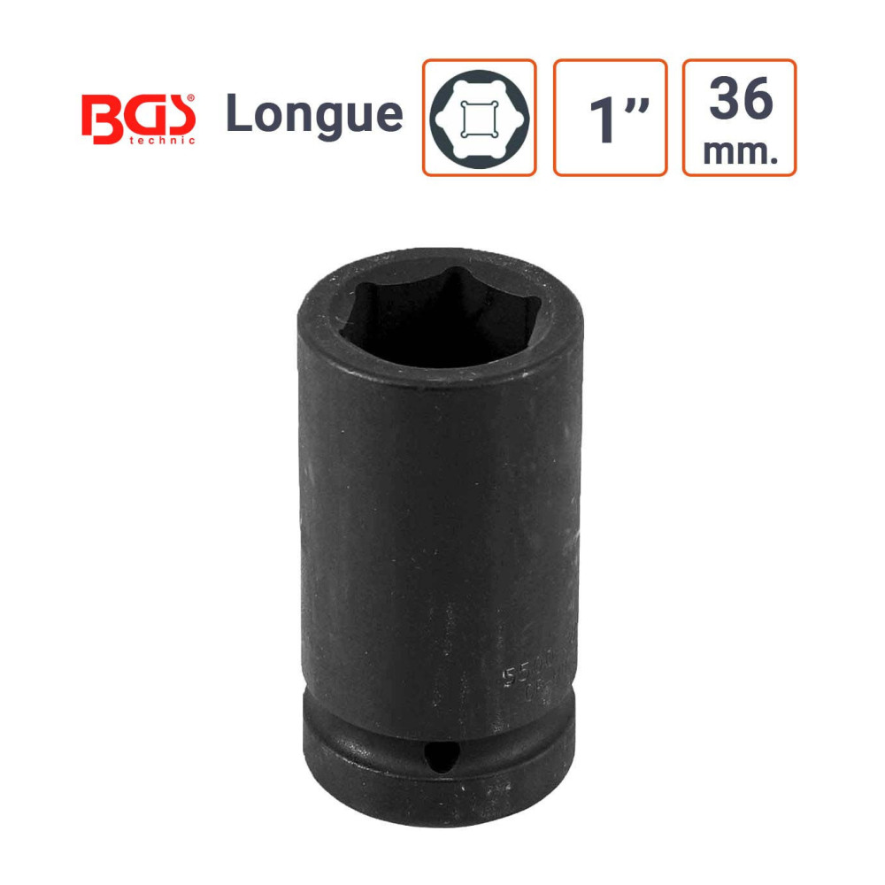 Douille à chocs BGS en 1 Pouce 36 mm - Longue